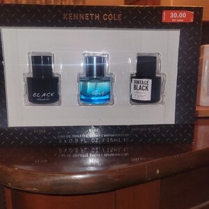 Kenneth Cole Black and Blue Fragrance Trio